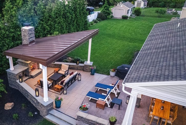 Designing a patio involves choosing the right location to maximize comfort.