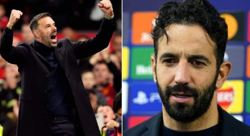 Ruud Van Nistelrooy leaves Manchester United as Amorim steps in.